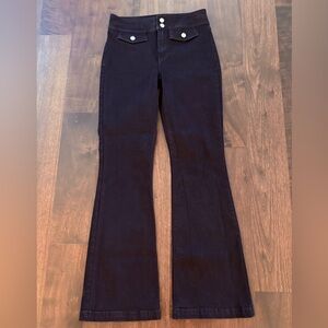 White House Black Market - High Rise Flare Jeans - Great Stretch & Flattering!